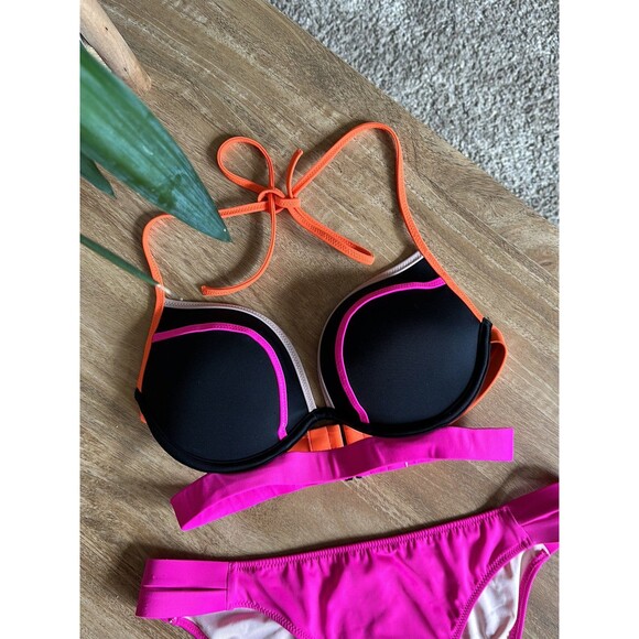 Victoria’s Secret the hottie halter and the double banded hipster bikini set - Picture 2 of 8